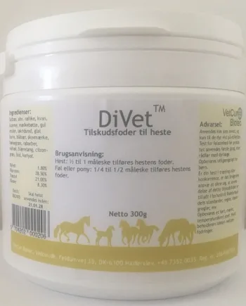 Vetcur DiVet hestepulver - 300g på tilbud!