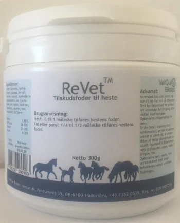 Vetcur ReVet pulver til heste – 300g på tilbud!