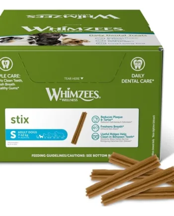 Whimzees Stix Tandgodbidder – 150 stk til hunde på tilbud!