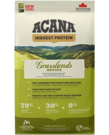 Acana Grasslands hundefoder 2 kg – Fantastisk tilbud!