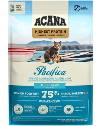 Acana Kattefoder Høj Protein Pacifica, 4,5 kg – Kvalitet til Katte