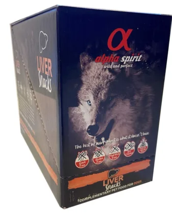 Alpha Spirit Lever Snacks til Hunde – Træningsgodbidder 16x35g