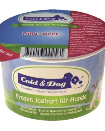 COLD & DOG hundeis med oksekød – sund og lækker snack!