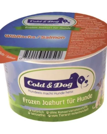 COLD & DOG hundeis med vild laks – Sommerforkælelse til hunde!