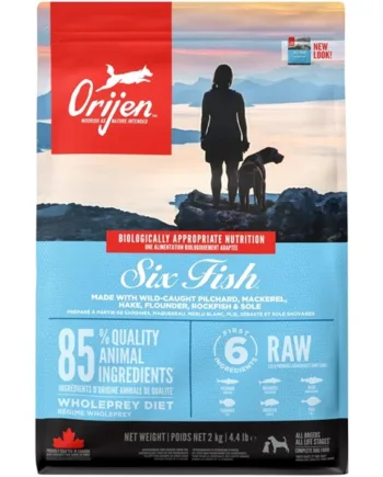 Orijen Six Fish hundefoder, 2 kg – Kvalitet til din hund!
