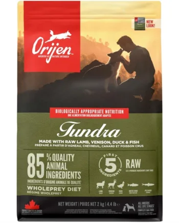 Orijen Tundra hundefoder 2 kg – Premium kost til hunde!