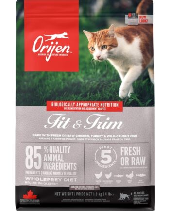 Orijen Kattefoder Fit & Trim 1.8 kg – Optimal Vægtkontrol