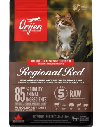 Orijen Kattemad Regional Red, 1.8 kg – Kvalitetsfoder til katte