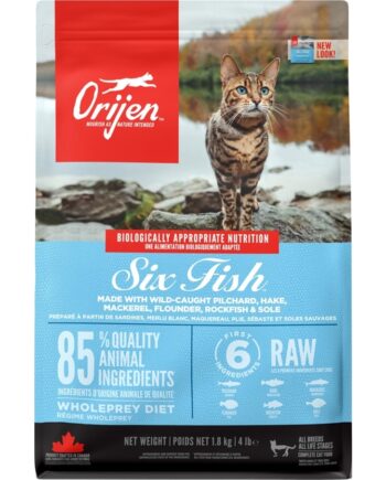 Orijen Cat Six Fish, 1.8 kg – Kvalitetskattemad på tilbud