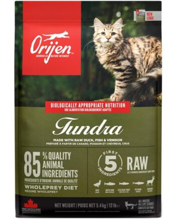 Orijen Cat Tundra, 5.4 kg – Kvalitetskattemad på tilbud!