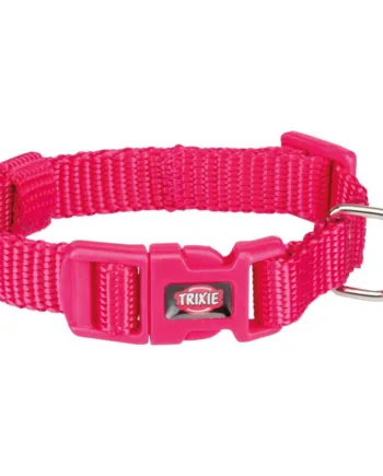 Nylon Halsbånd, Fuchsia, 40-65 cm, 25 mm