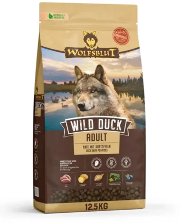 2 x 12.5 kg. Wolfsblut Wild Duck Adult storkøb rabat