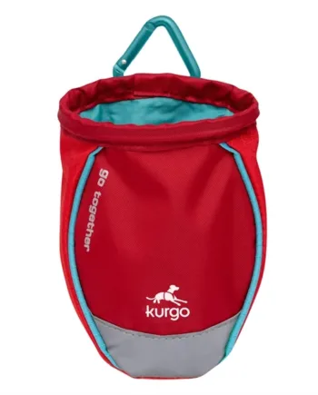 KURGO Go Stuff It Treat Bag, Rød