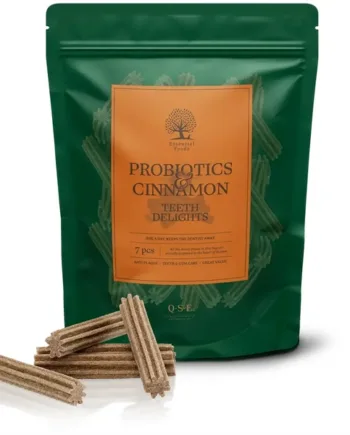 Essential probiotics and cinnamon teeth Delights