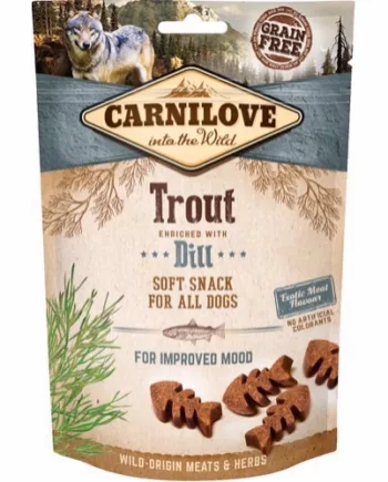 Carnilove Semi Moist Snack Ørred, 200g