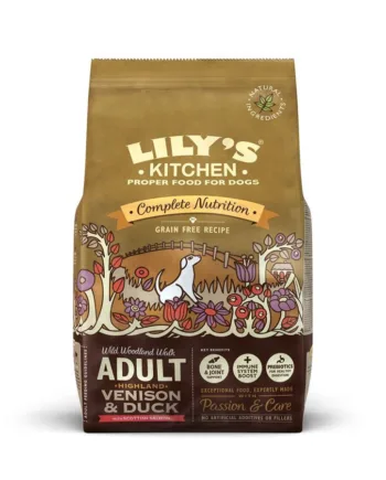 Lilys Kitchen tørfoder Adult Venison & Duck, 2.5 kg