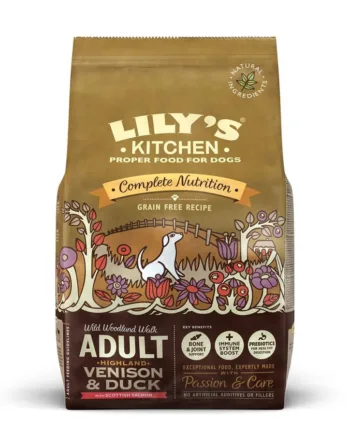Lilys Kitchen tørfoder Adult Venison & Duck, 7 kg
