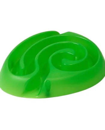 BUSTER DogMaze interaktiv  madskål, Grøn