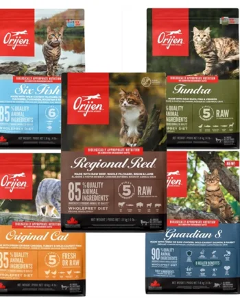 Orijen Deluxe Tastepack - 5 varianter luksus måltider til voksne katte