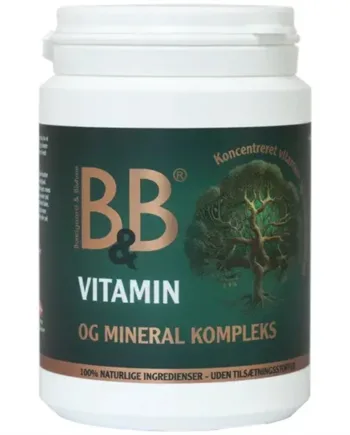B&B Vitamin og Mineral kompleks, 150g