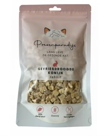 Cat Paradise 100% Frysetørret Kanin til katte og hunde