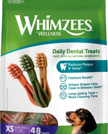Whimzees Toothbrush Star XS, 48 stk, 360g