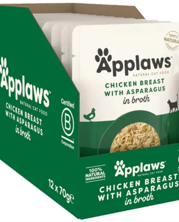 Applaws Cat Pouch Chicken And Asparagus, 12 pouches