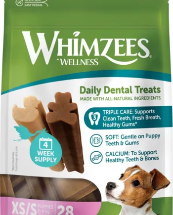 Whimzees Puppy XS/S, 28 stk, 210g