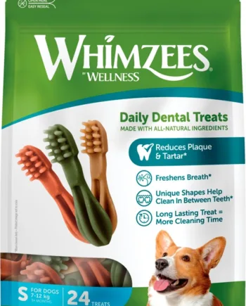 Whimzees Toothbrush Star S, 24 stk, 360g
